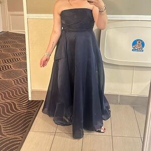 Donna Karan Midnight Navy Blue Dress